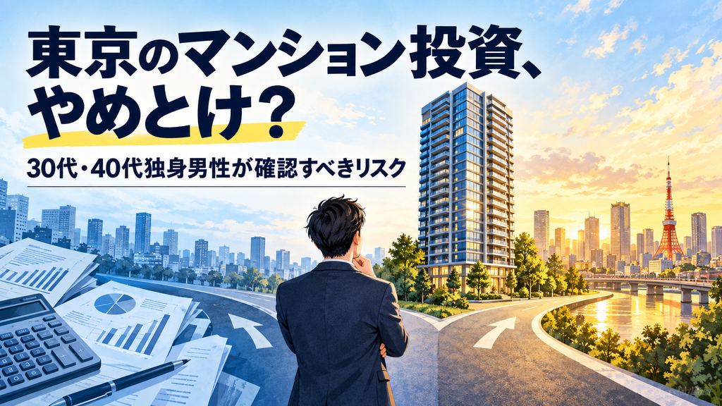 東京の不動産投資を30代・40代が「やめとけな理由」とやってもいい人のまとめ