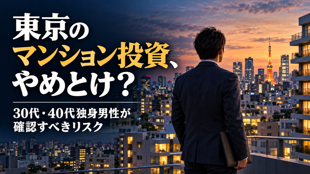 ワンルームマンション投資は「やめとけ」といわれる３つの理由